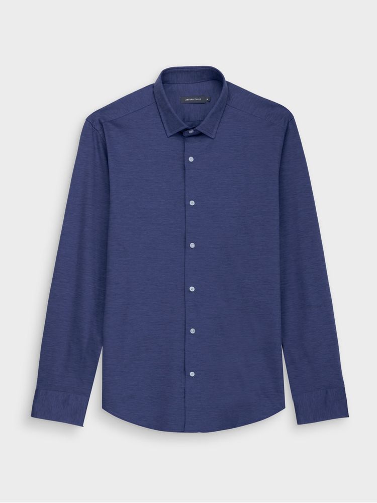 Camisa en Algodón Silueta Slim Fit para Hombre 46857