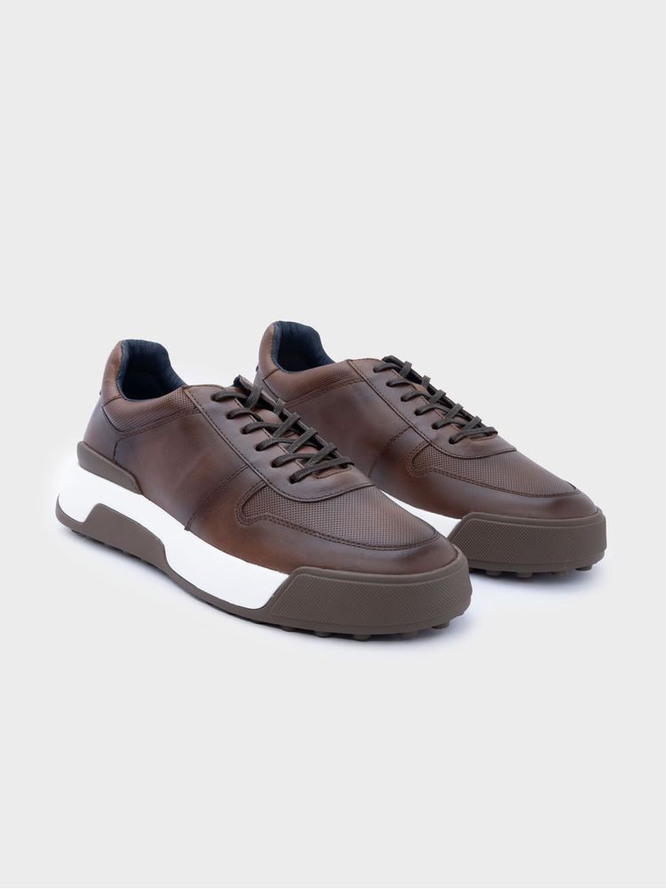 Tenis Urbanos en Cuero Genuino para Hombre 45185