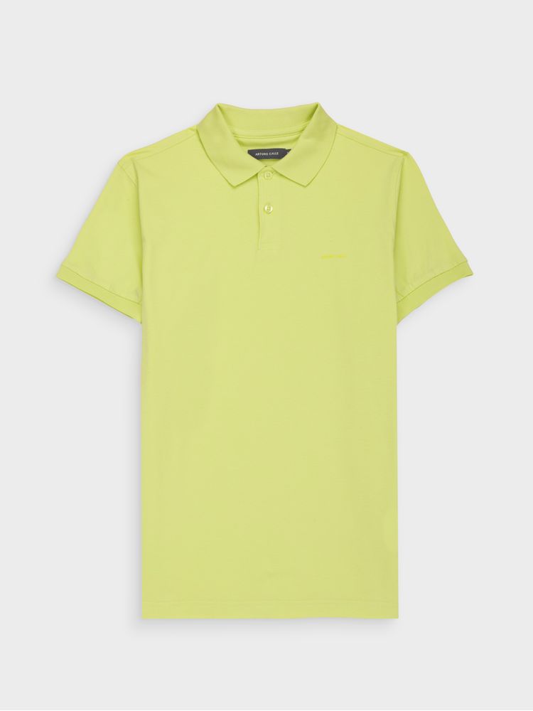 Polo Unicolor en Algodón para Hombre 44384