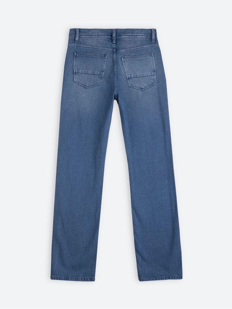 Jean Regular Fit Unicolor para Hombre 12591