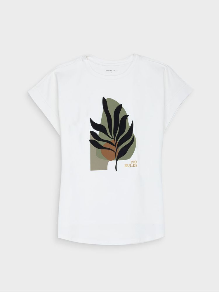 Camiseta Estampada para Mujer 44498
