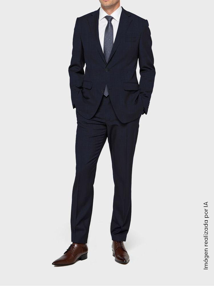 Traje Europeo Lana Regular Fit para Hombre 37649