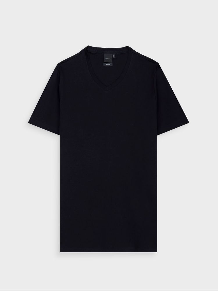Camiseta Interlock Cuello V para Hombre 44560