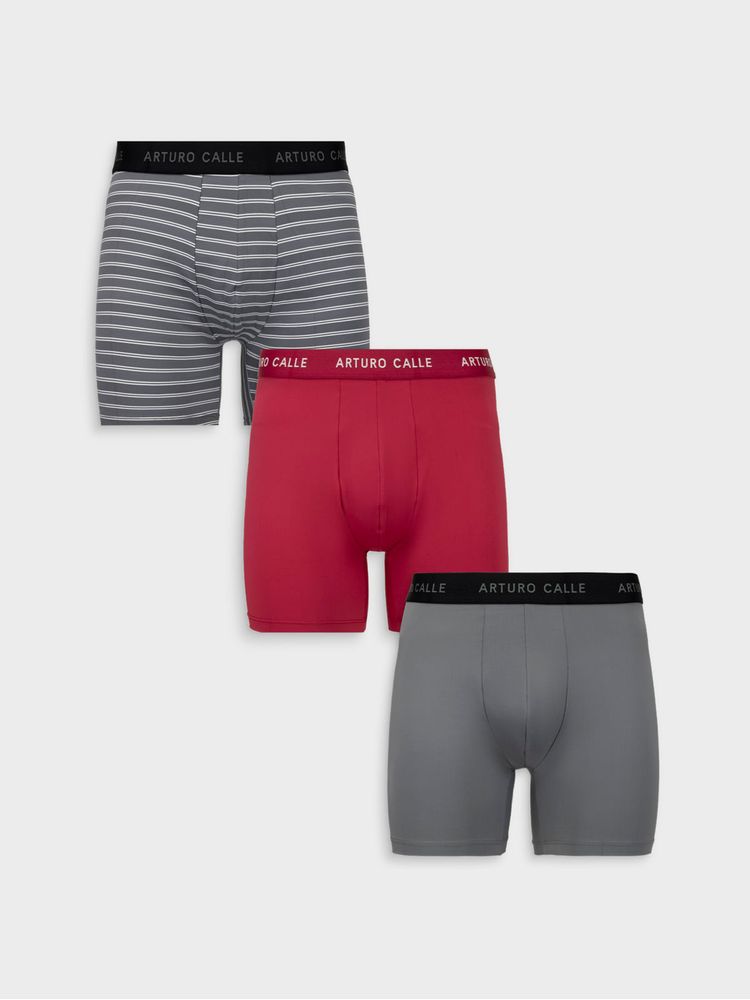 Bóxer x 3 Medio Ergonómico para Hombre 45839