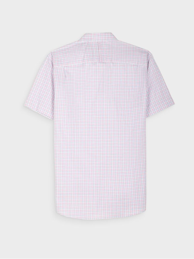 Camisa Cuadros Manga Corta para Hombre 43306