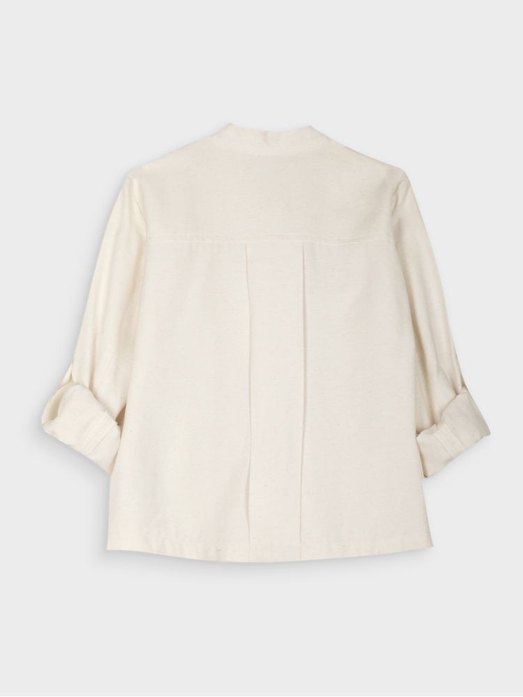 Chaqueta de Lino Y Viscosa para Mujer 42729