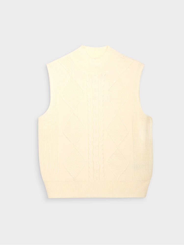 Camisa Tejida Cuello Redondo para Mujer 43710