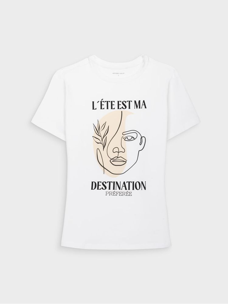 Camiseta Estampada para Mujer 47442