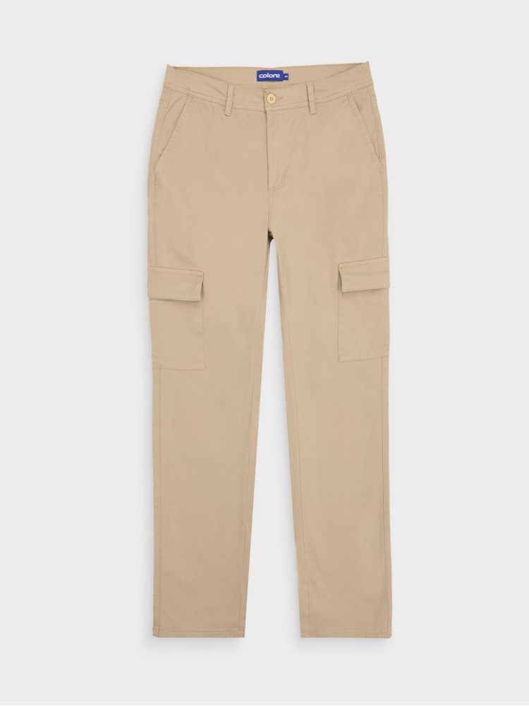 Pantalón Cargo Unicolor para Hombre 13206