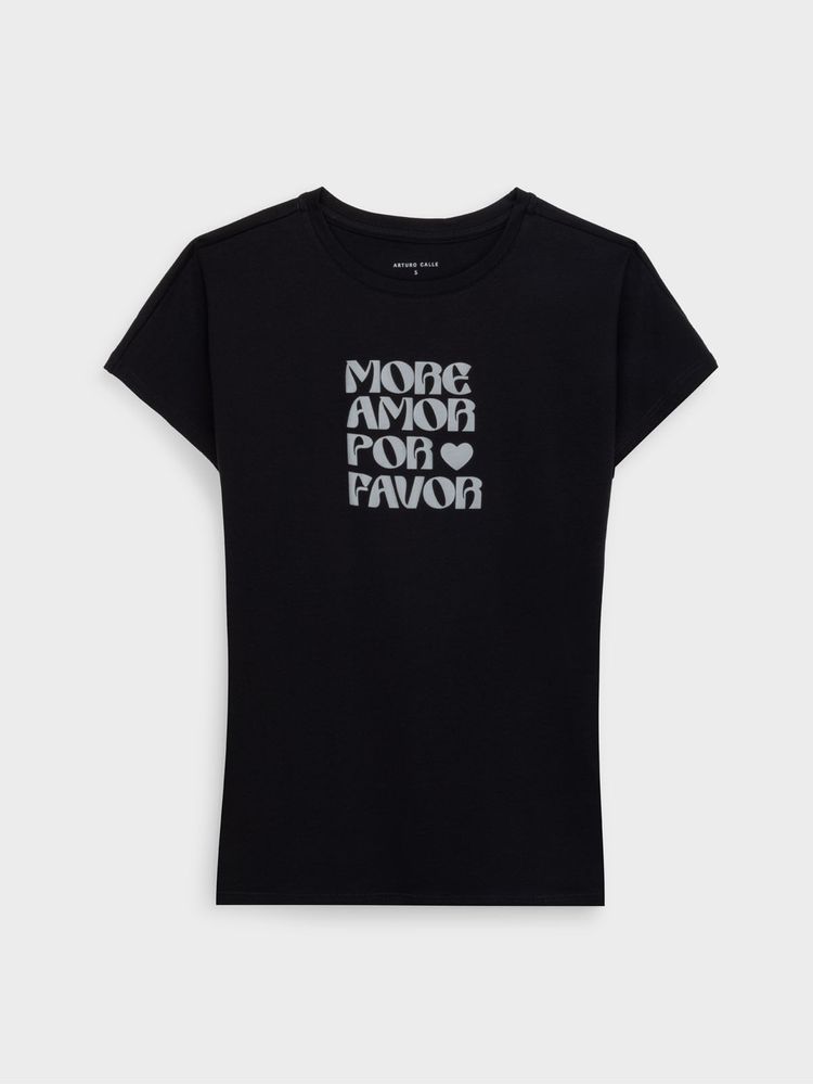 Camiseta Estampada para Mujer 49347