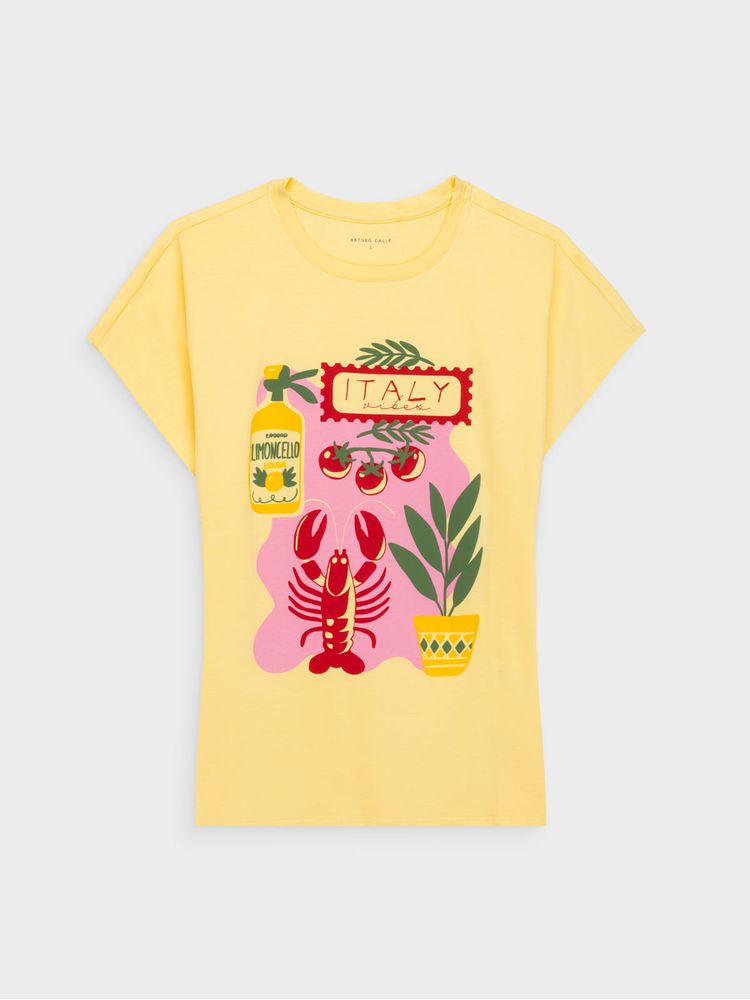 Camiseta Estampada para Mujer 49350