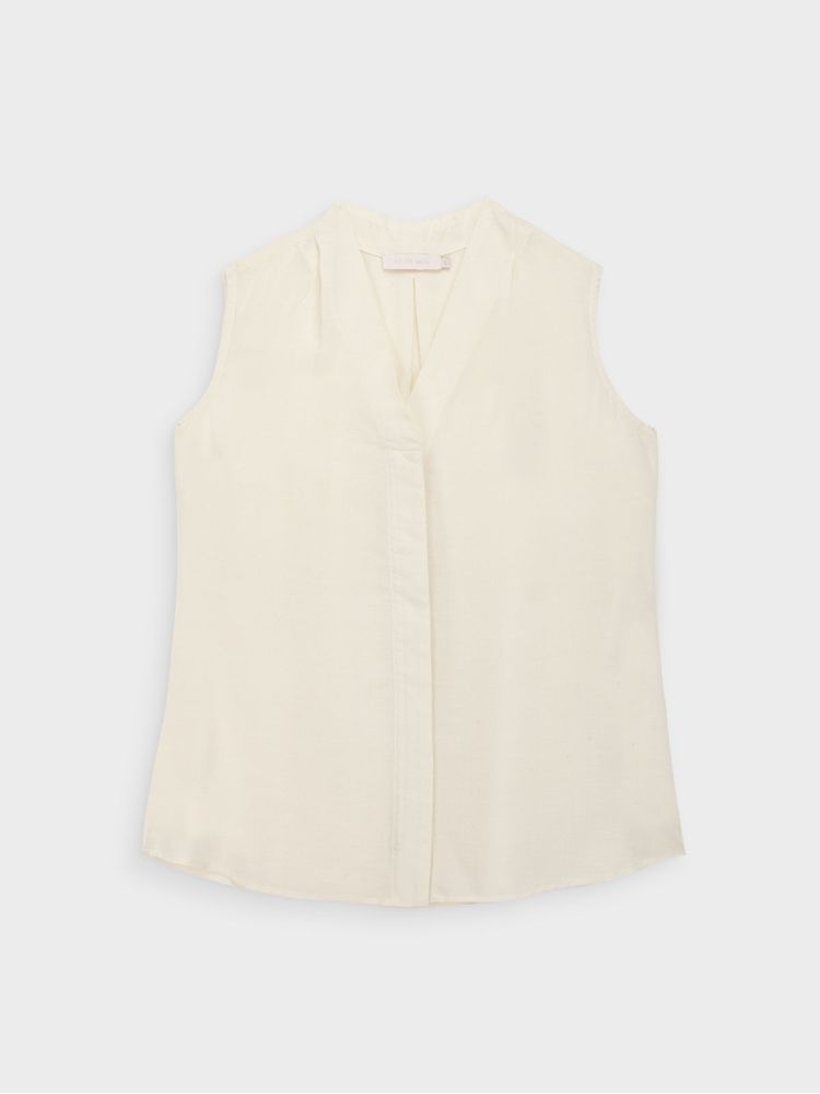 Blusa con Brillos en Contraste para Mujer 49758