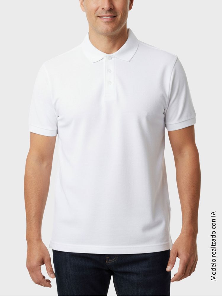 Polo Unicolor Slim Fit para Hombre 36650