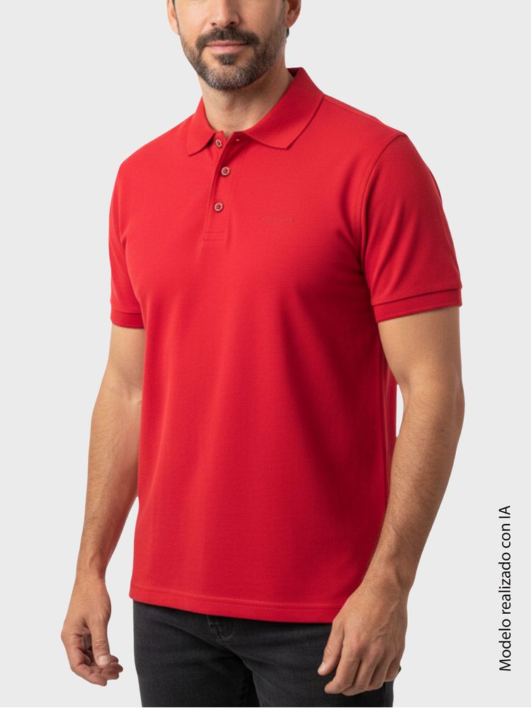 Polo Unicolor Regular Fit para Hombre 36651