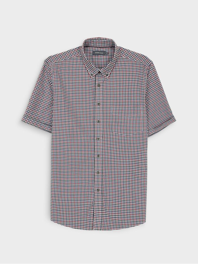Camisa Casual a Cuadros para Hombre 47650