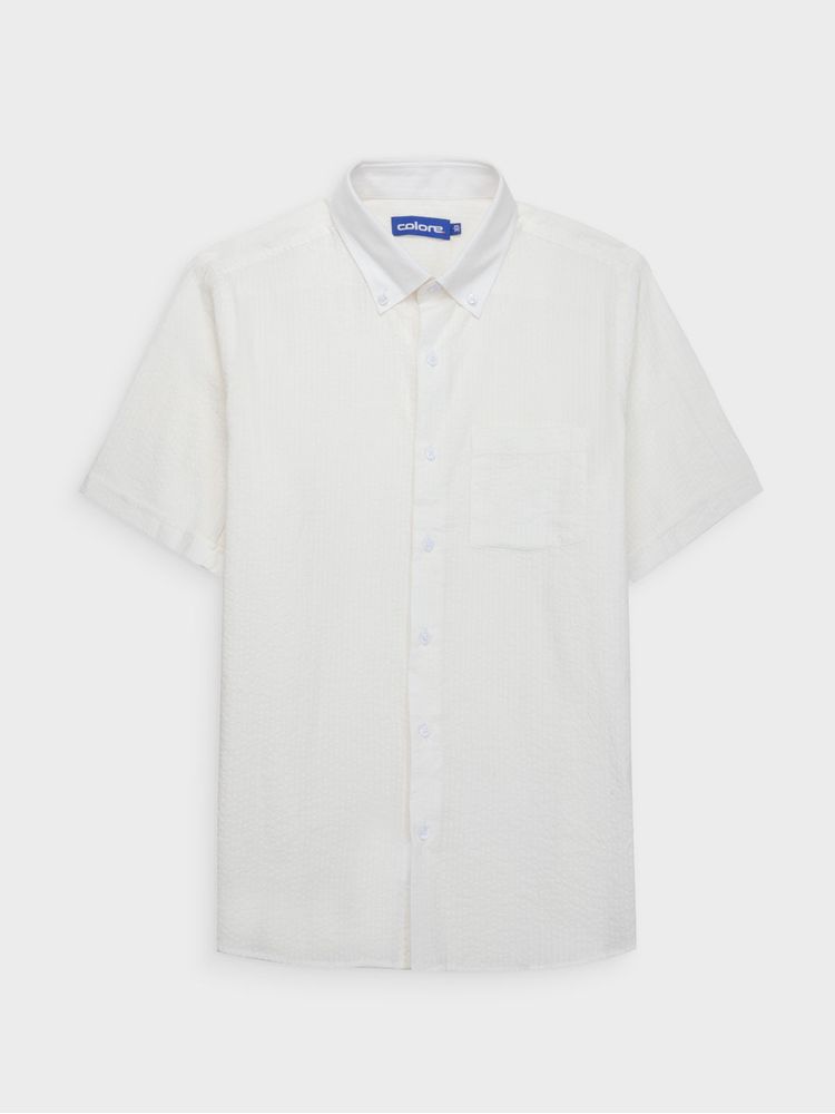 Camisa Casual con Textura Hombre 14376