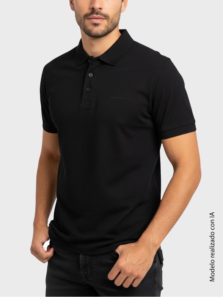 Polo Unicolor Slim Fit para Hombre 36650