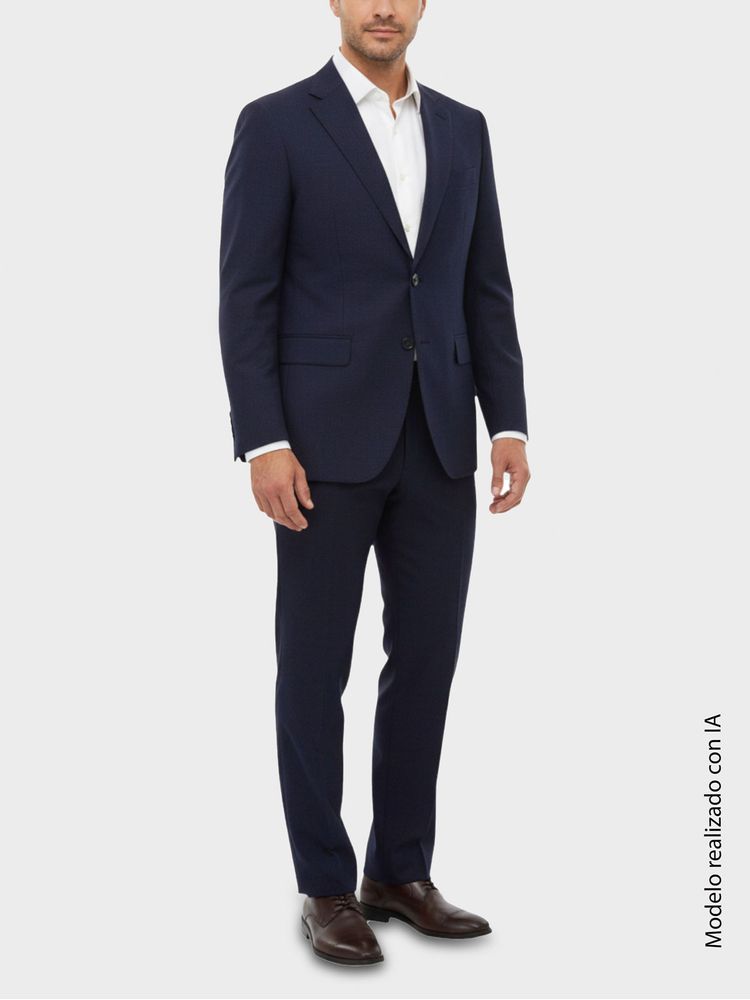Traje de Lana Regular Fit para Hombre 48891