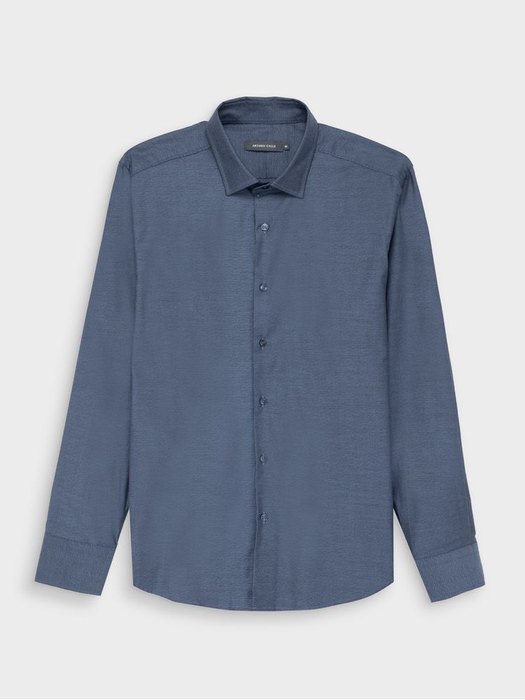 Camisa Business Unicolor Slim Fit para Hombre 49924