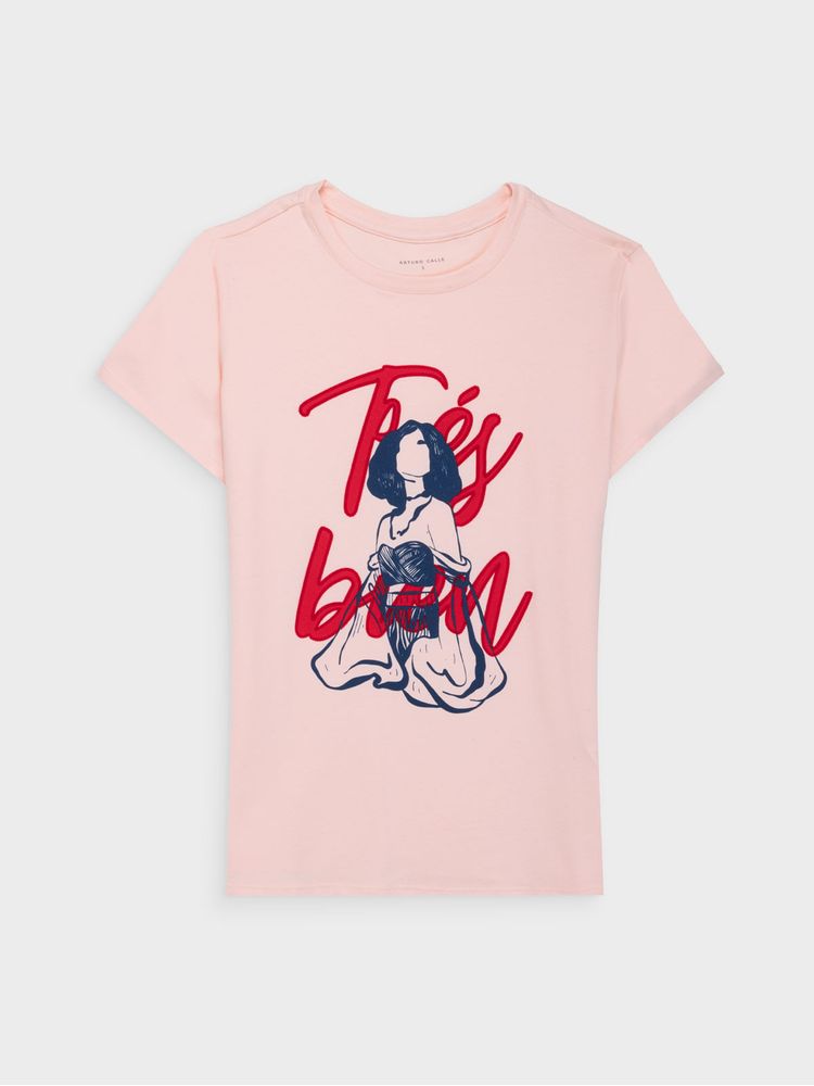 Camiseta Estampada para Mujer 49377