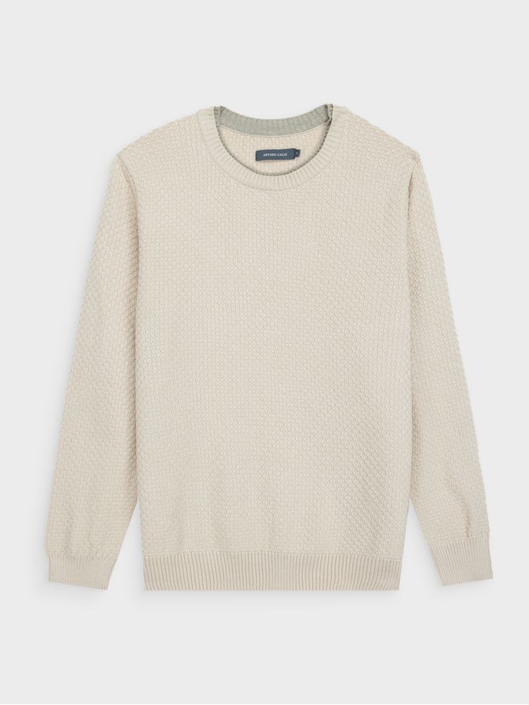 Suéter con Cuello Redondo para Hombre 49304