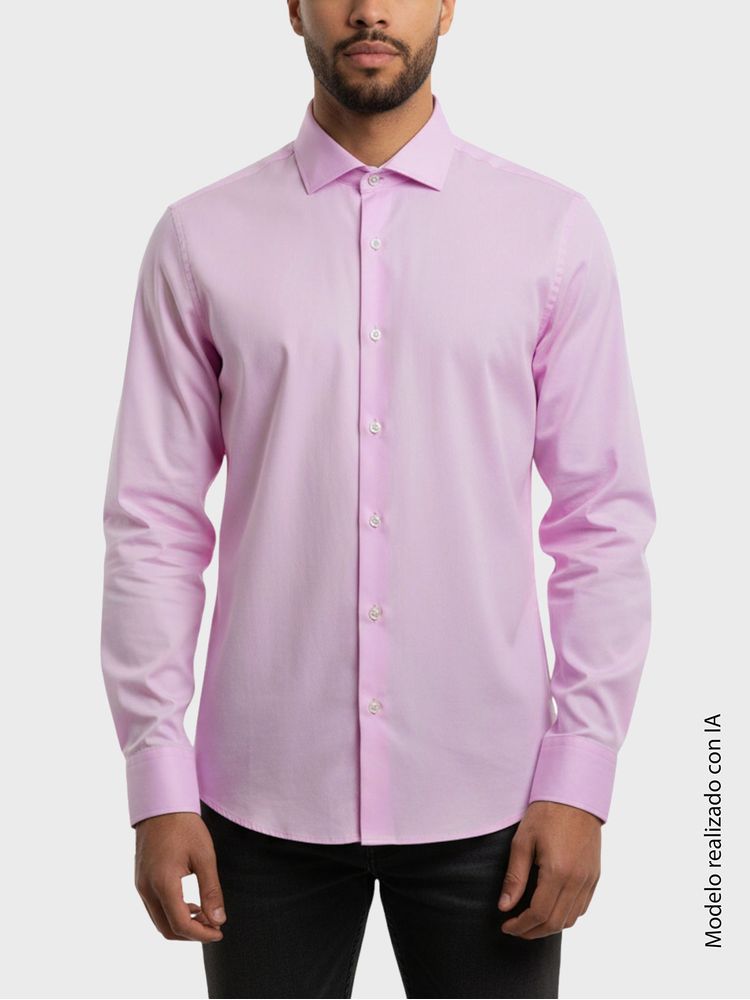 Camisa Business Unicolor para Hombre 14402