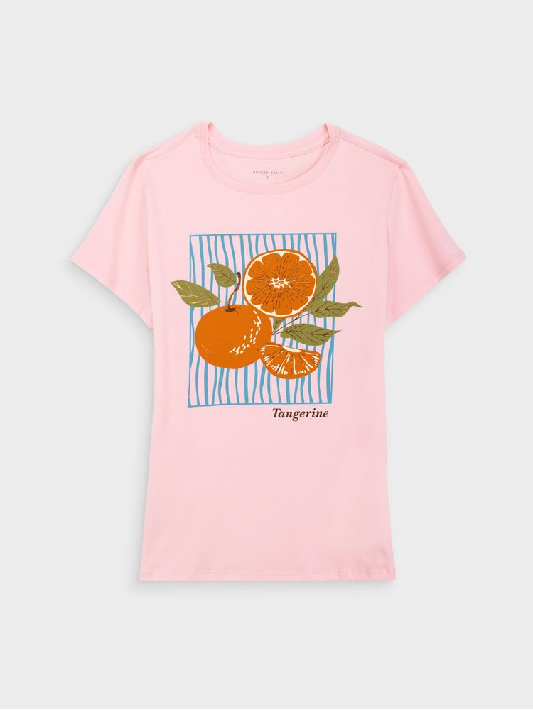 Camiseta Estampada para Mujer 49356