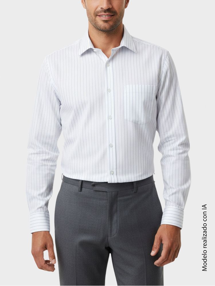 Camisa Formal Semi Slim Fit para Hombre 48188