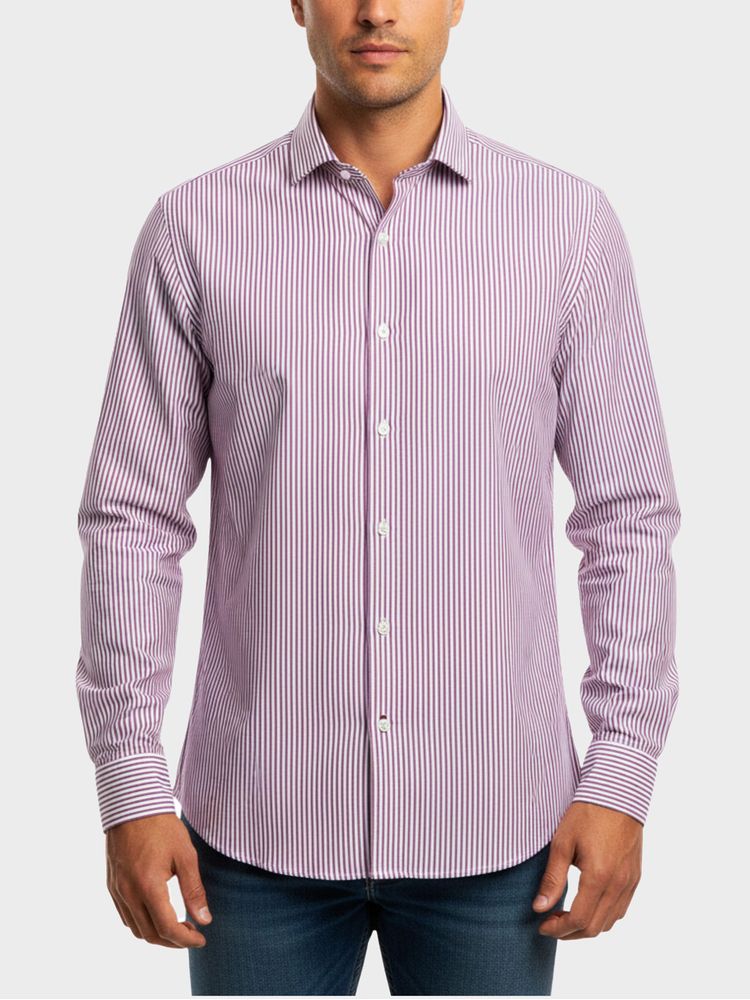 Camisa Business A Rayas para Hombre 48520
