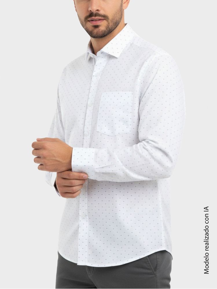 Camisa Business Estampada para Hombre 14399