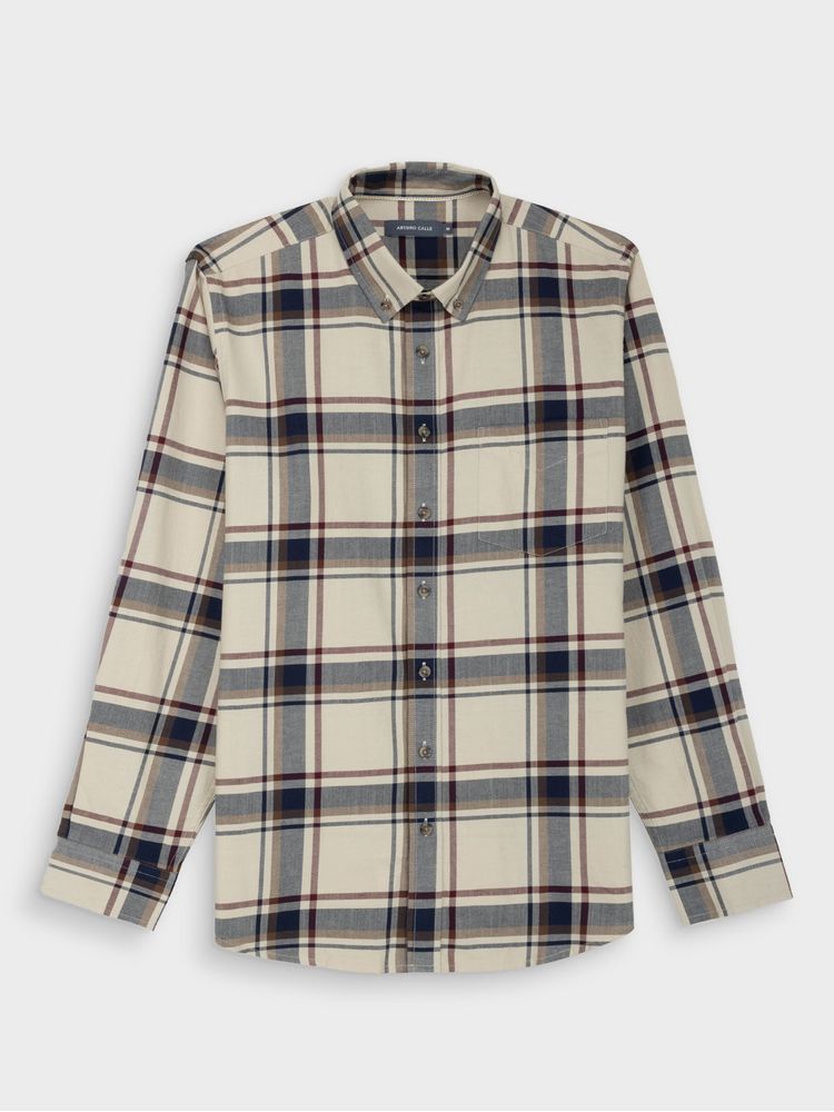 Camisa Casual a Cuadros para Hombre 47646