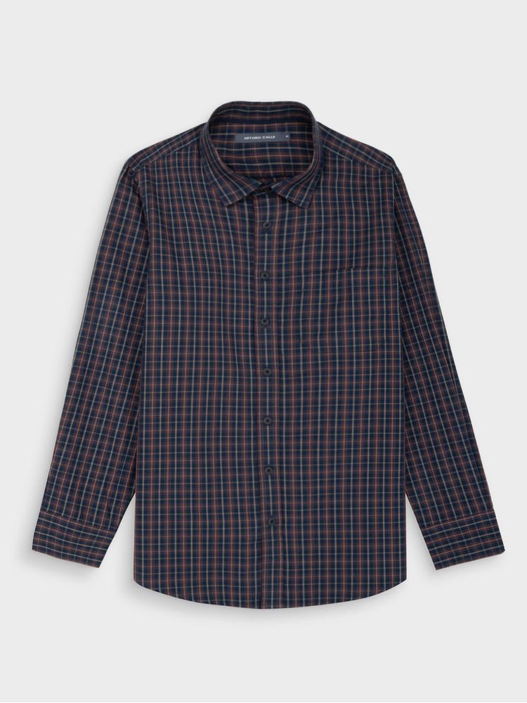 Camisa Casual a Cuadros para Hombre 47648