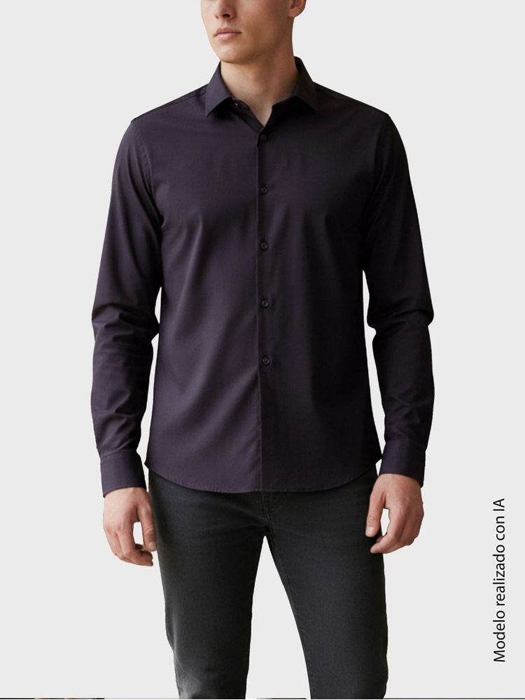 Camisa Business Estampada para Hombre 13978