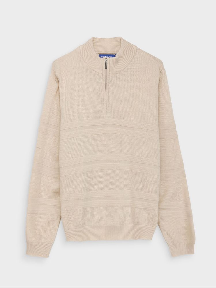 Suéter Cuello Camisero para Hombre 14349